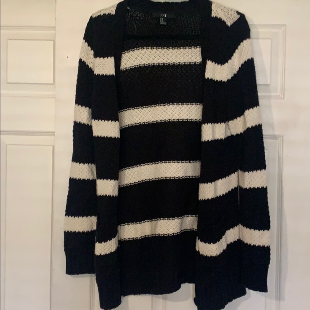 Forever 21 Striped Cardigan